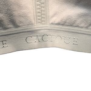 Cacique by Lane Bryant Women 36DDD‎ Unlined No Wire Bra Wireless Cream
